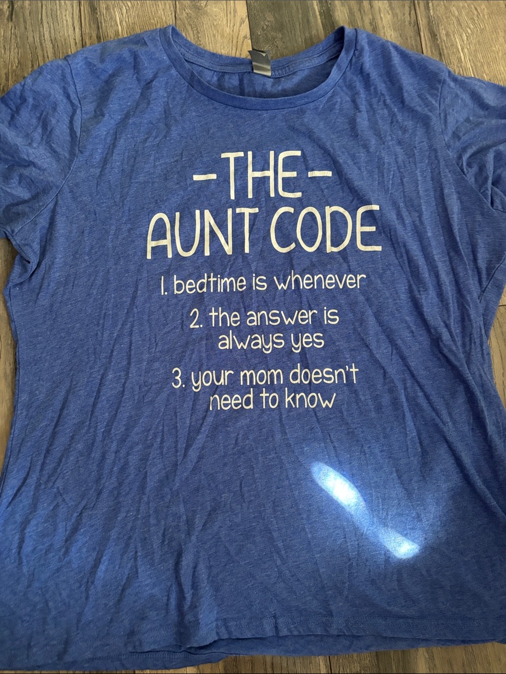 The Aunt Code Short Sleeve Tee - Blue